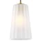Designers Fountain Liana 60 Watt 1-Light Brushed Gold Glam Pendant Light with Etched Glass Shade D328M-6PB-BG - alternate 4